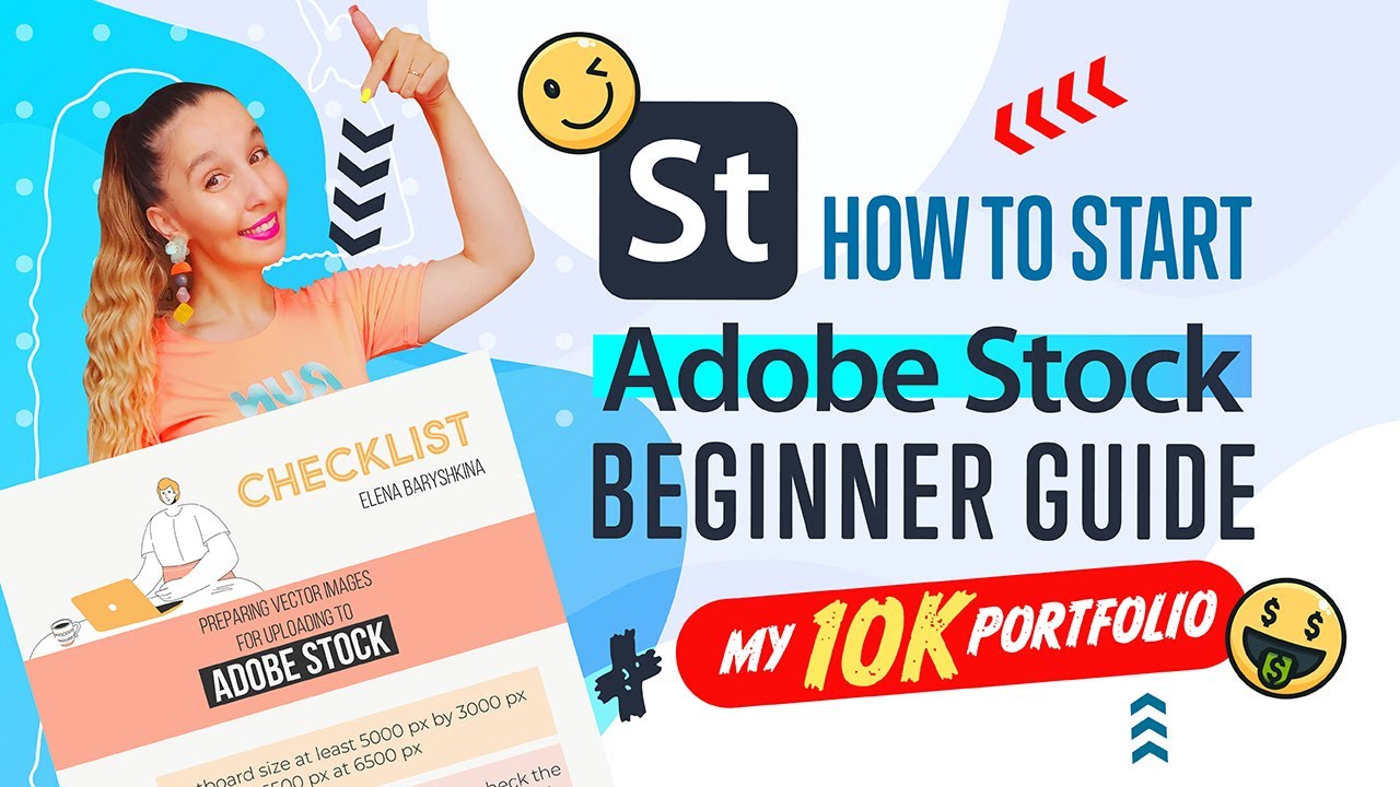 ADOBE STOCK: Contributor Beginner Guide. Step By Step + My 10K Portfolio - YouTube