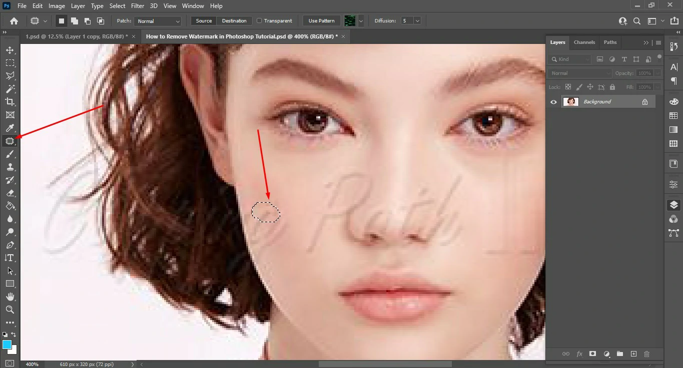 How to Remove Watermark in Photoshop (Easy Steps)