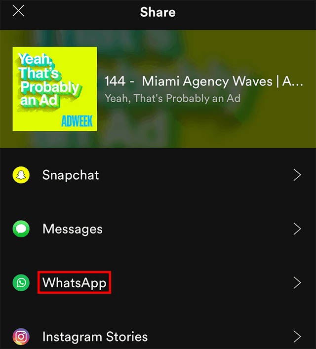 WhatsApp: Here's How to Share Content from Spotify in a Chat