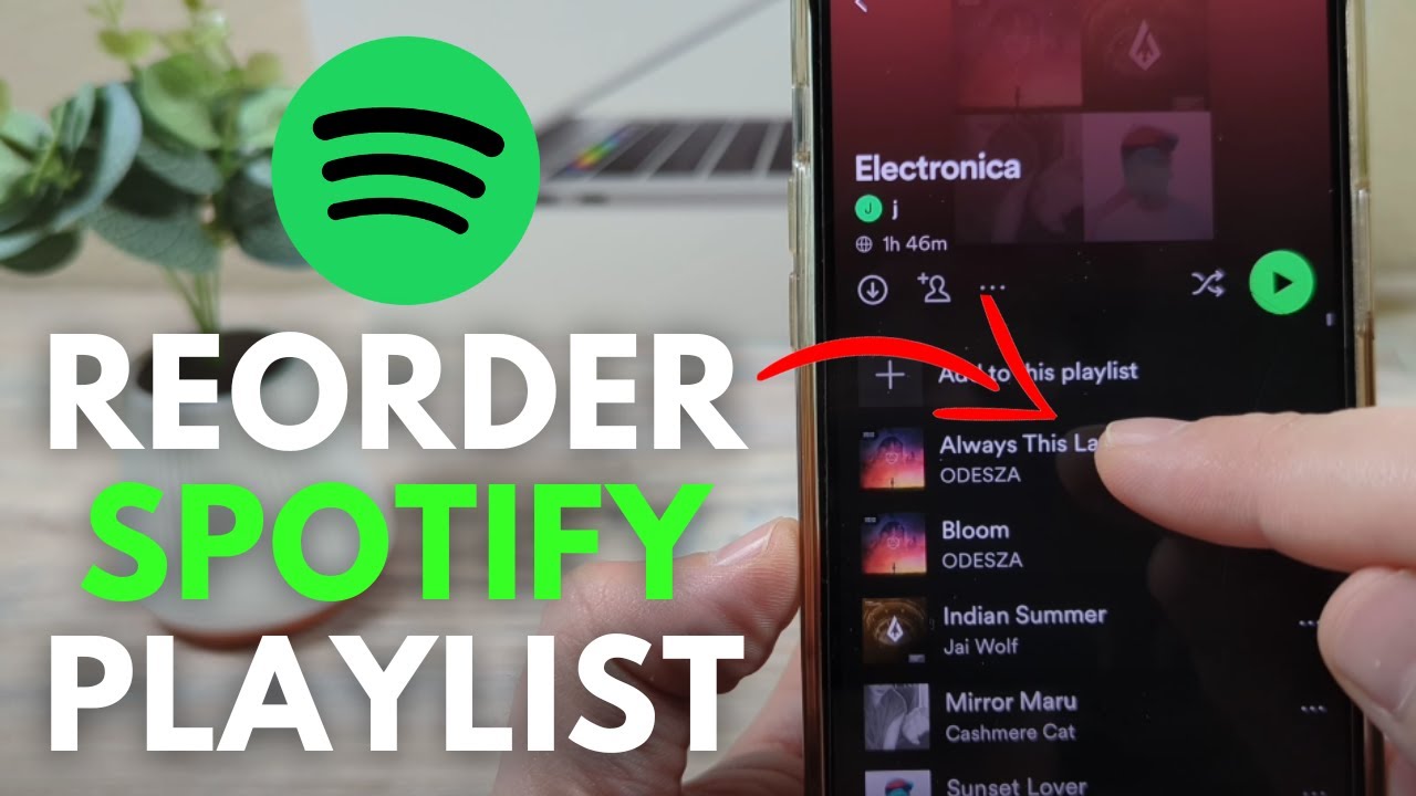 How To Rearrange Songs On Spotify Playlist - YouTube