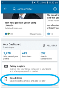 How to save a LinkedIn post so you can read it later - The Linked In Man