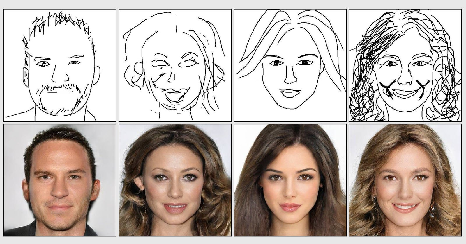 This 'DeepFaceDrawing' AI Turns Simple Sketches Into Portrait Photos | PetaPixel
