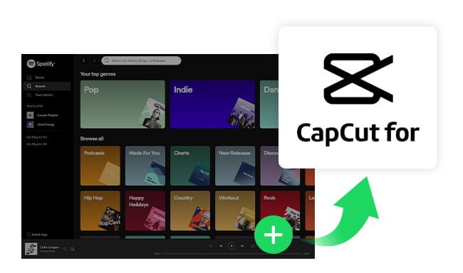 How to Import Spotify Music to CapCut | NoteBurner