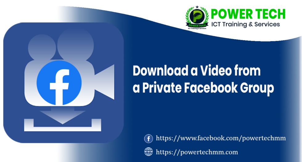How to download video from facebook private group Power Tech