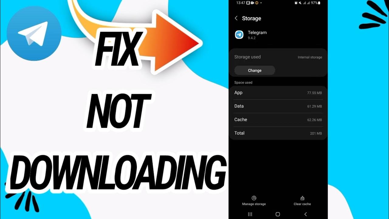 How To Fix And Solve Not Downloading On Telegram App YouTube