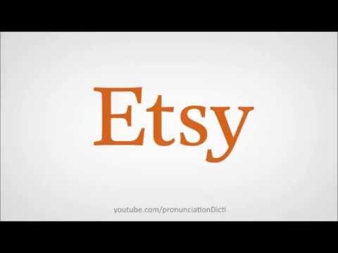 How to pronounce etsy YouTube