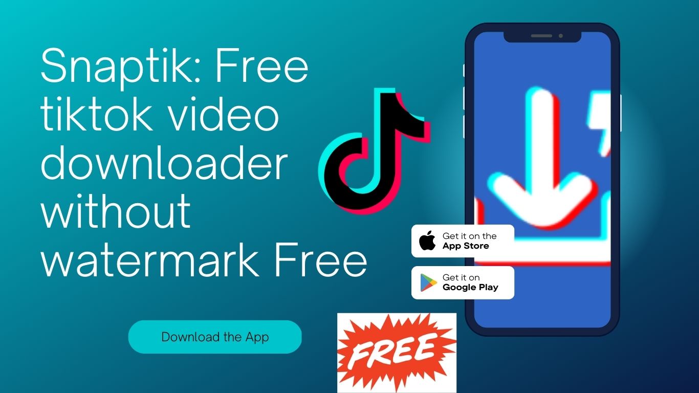 Snaptik Download Tiktok Video Without Watermark Free