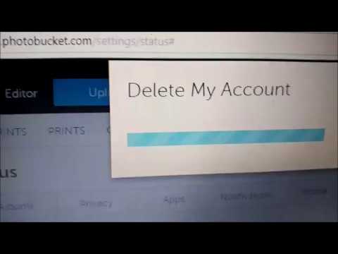 How To Delete My Photobucket Account YouTube
