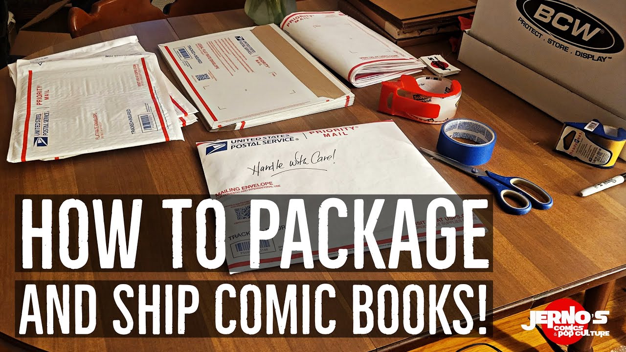 How To Package and Ship Comic Books YouTube