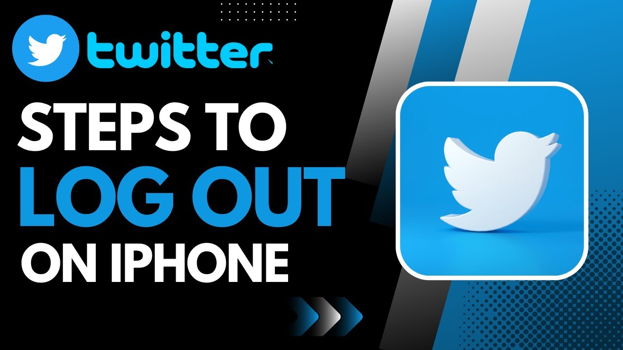 How to Log Out Twitter App on iPhone YouTube