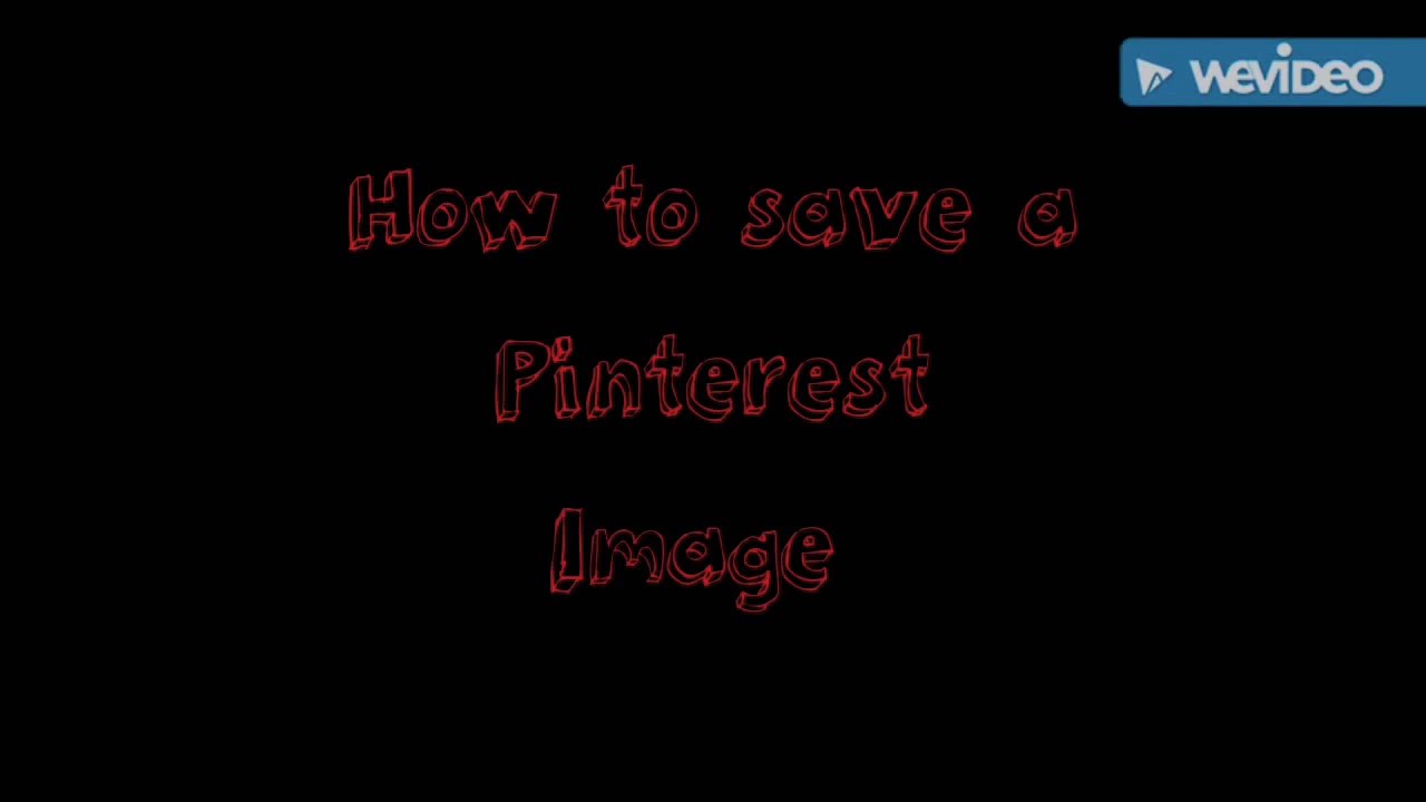 How to save Pinterest image to camera roll YouTube