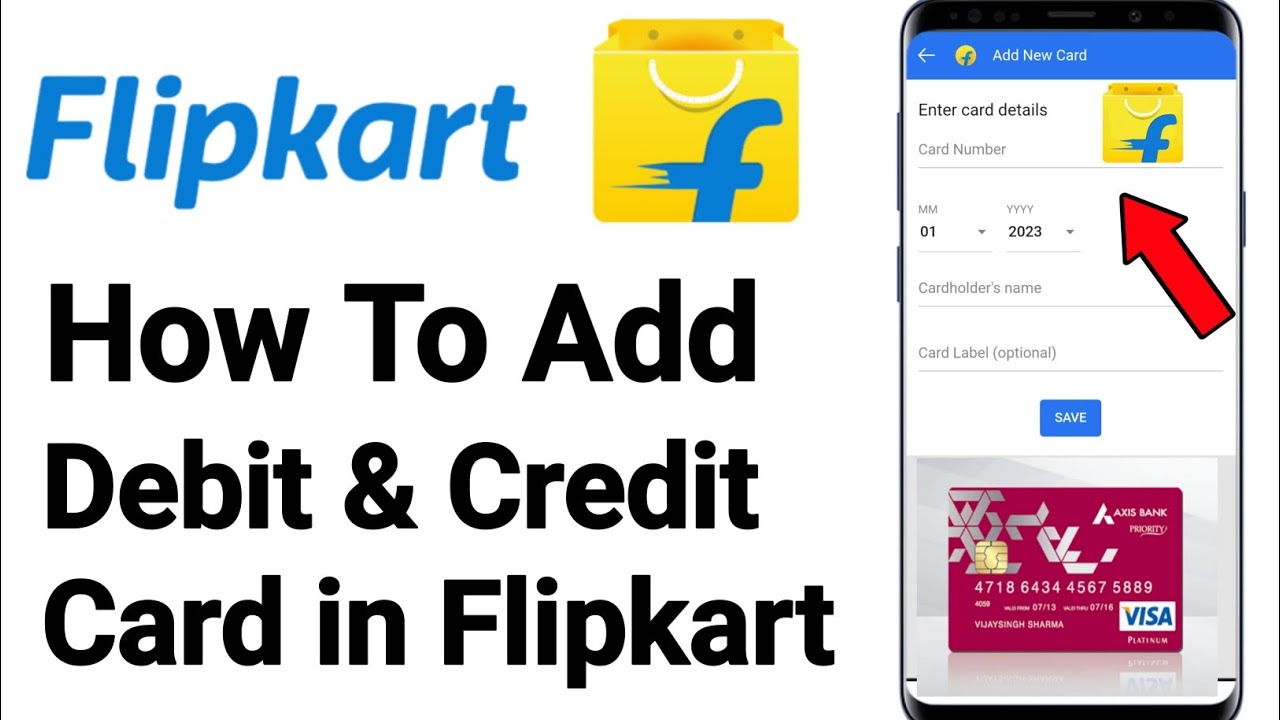 How To Add Debit Credit Card in Flipkart ll Flipkart Me ATM Card Kese