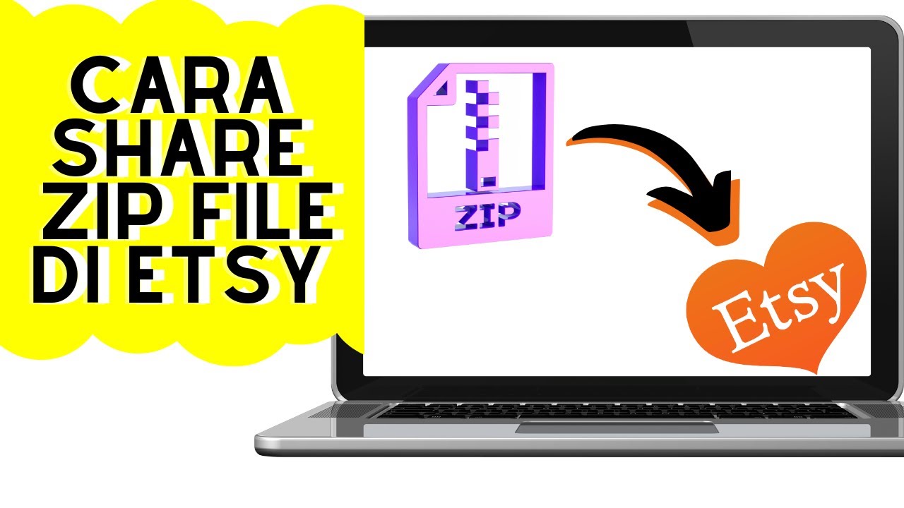 CARA SHARE ZIP FILE DI ETSY HOW TO UPLOAD ZIP FILE TO ETSY PART 13
