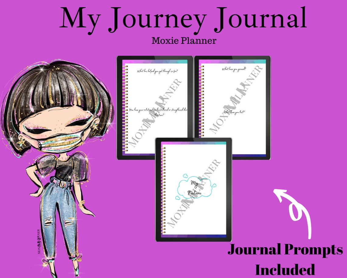 My Journey Journal Digital Journal Free Writing Scrapbook Etsy