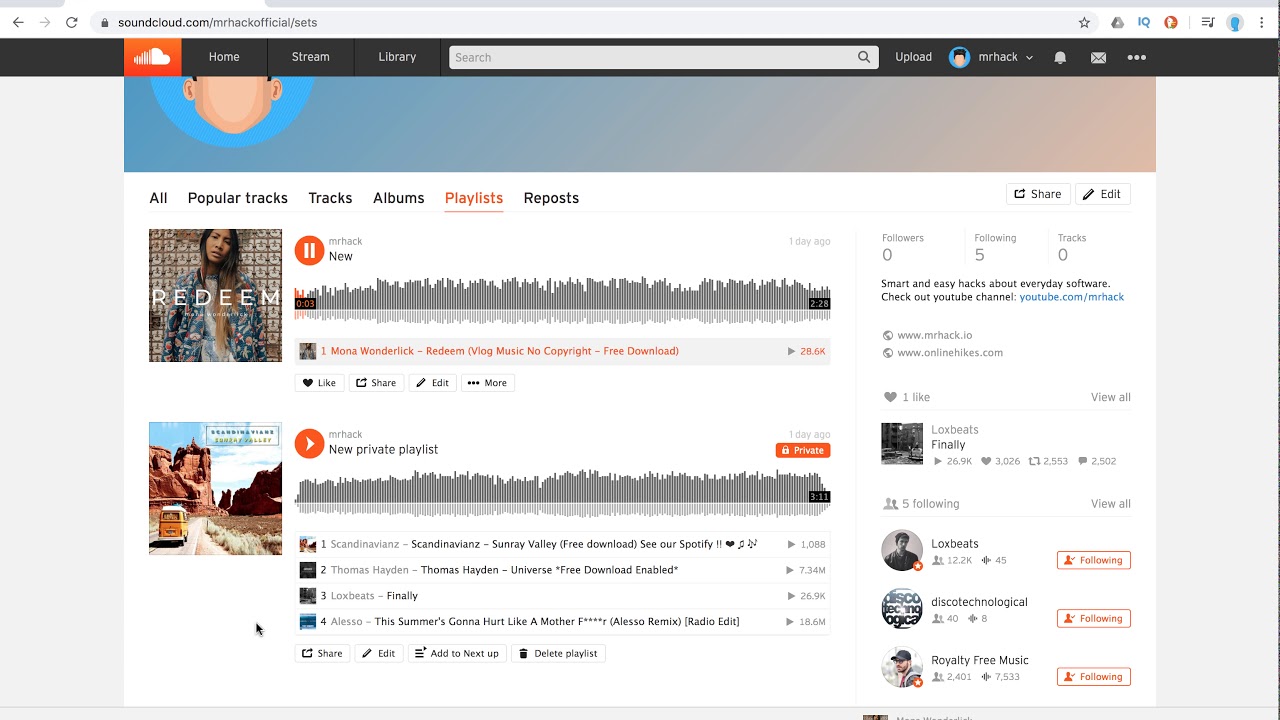 HOW TO REPEAT a SONG OR PLAYLIST on SOUNDCLOUD YouTube