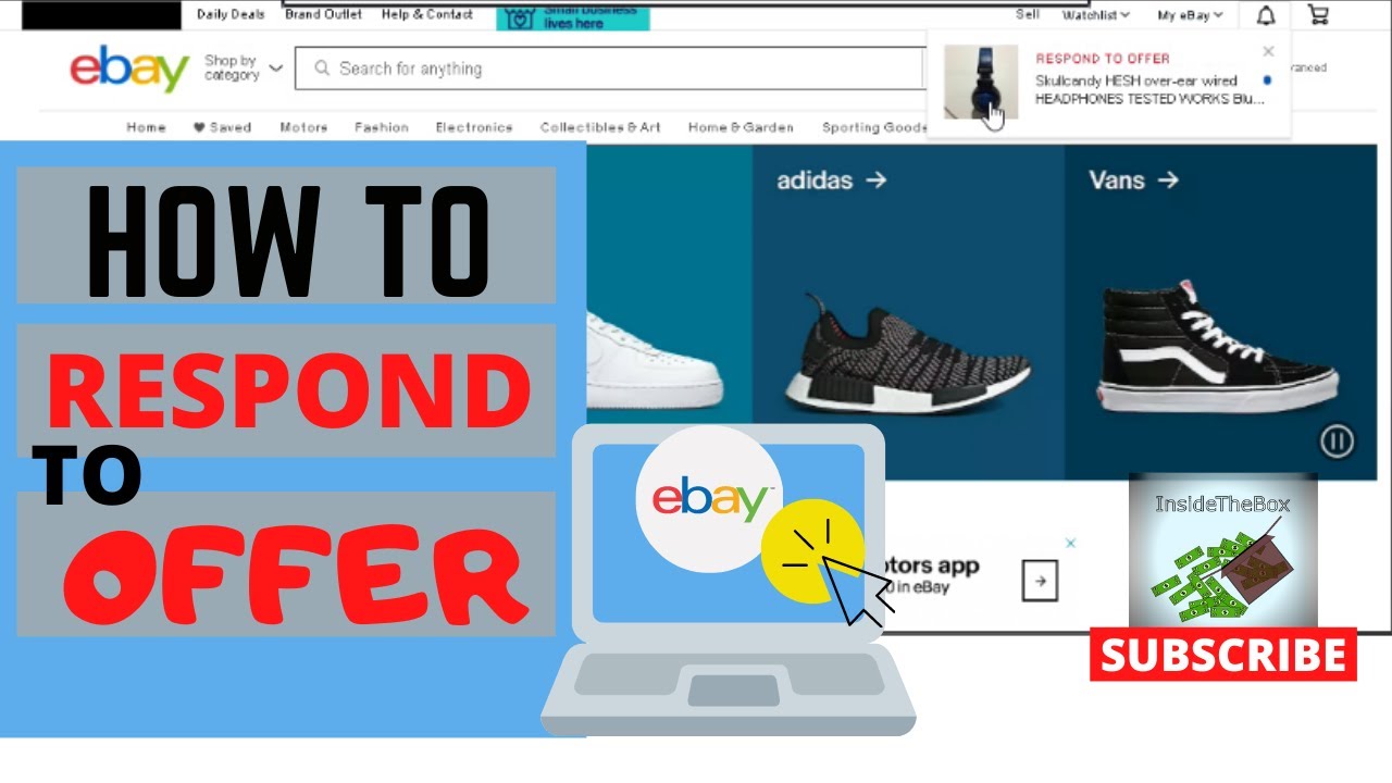 How To Accept A Best Offer On eBay for Beginners How I Accept Decline