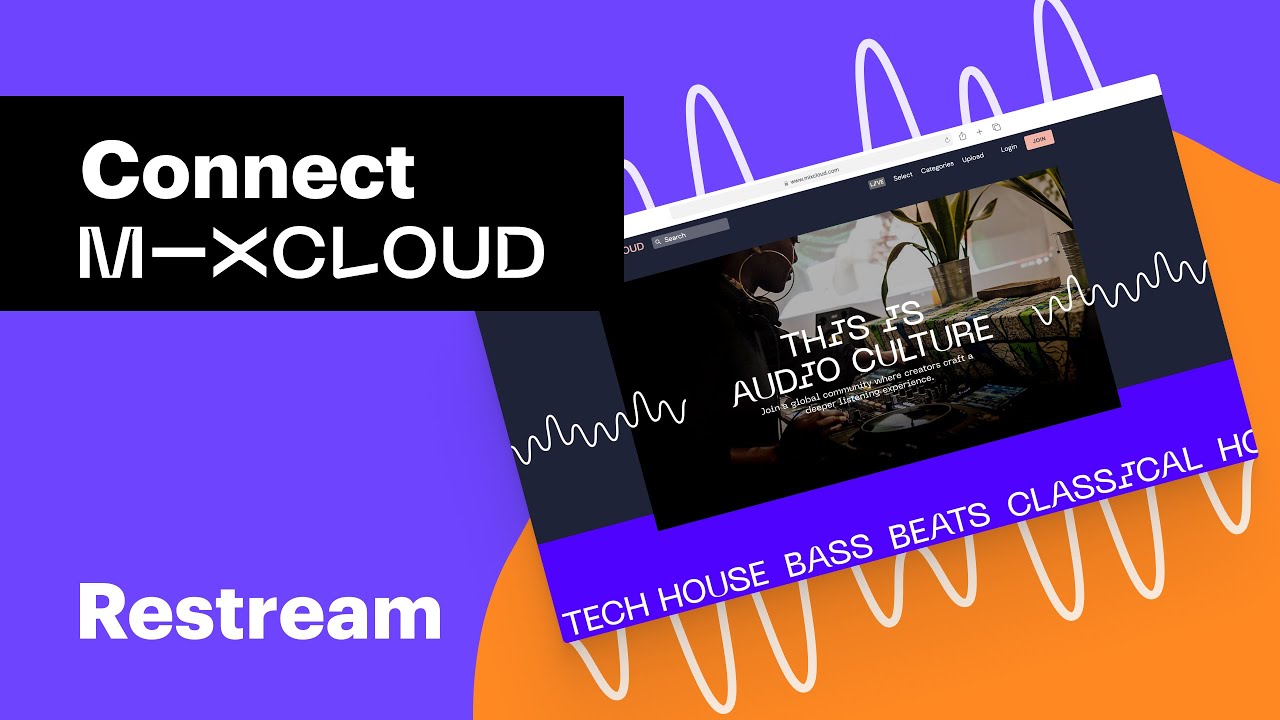 How to Live Stream on MixCloud with Restream YouTube