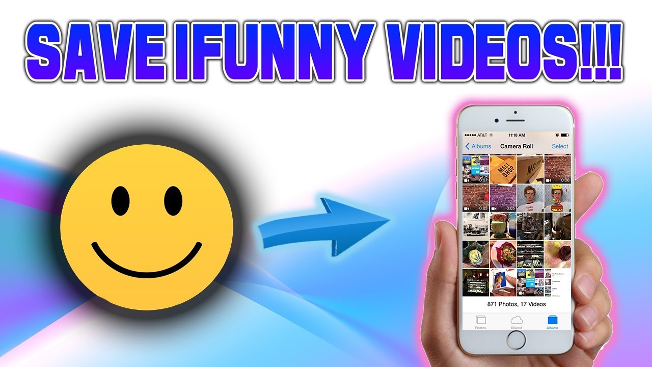 How To Download iFunny Videos Onto Camera Roll No Apps Needed No