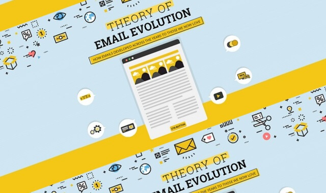 Theory Of Email Evolution Infographic Visualistan