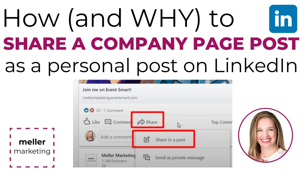 How to Share LinkedIn Company Page posts as a personal post on LinkedIn