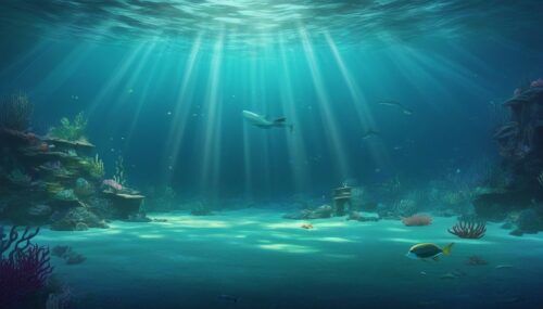 empty under the sea, illustration