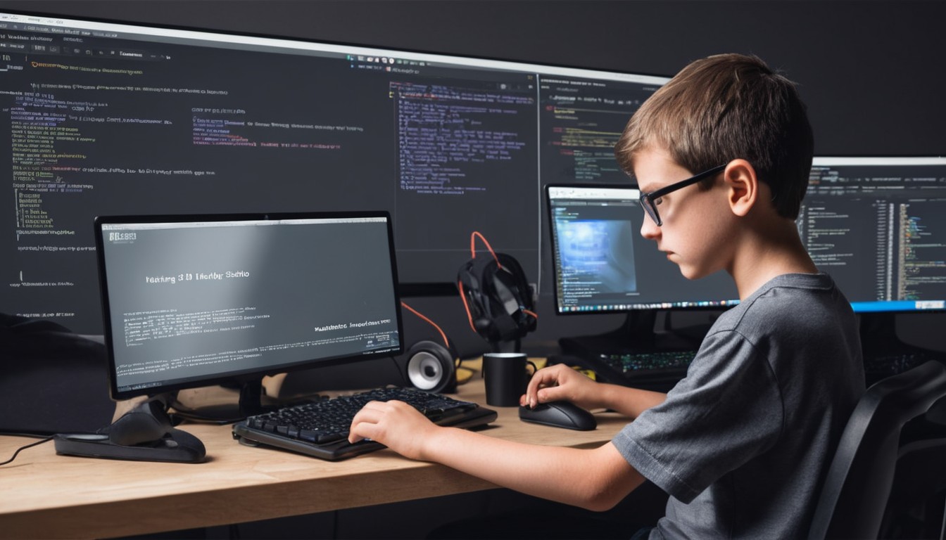 Create a d hacking studio with age of