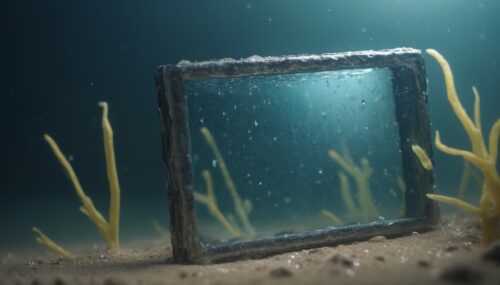 underwater, (((cell))), photography, realistic, photo-realistic, 8k, highly detailed, full length frame, High detail RAW color art, diffused soft lighting, shallow depth of field, sharp focus, hyperrealism, cinematic lighting, knollingcase