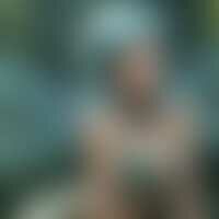 a fantasy fairy teenage bare body, blue greenish hair, transparent dragonfly wings she has