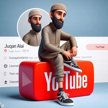 Viral YouTube creator 3D AI Social Profile Picture