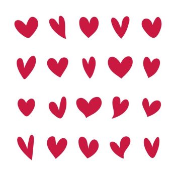 Free Vector | Collection of illustrated heart icons