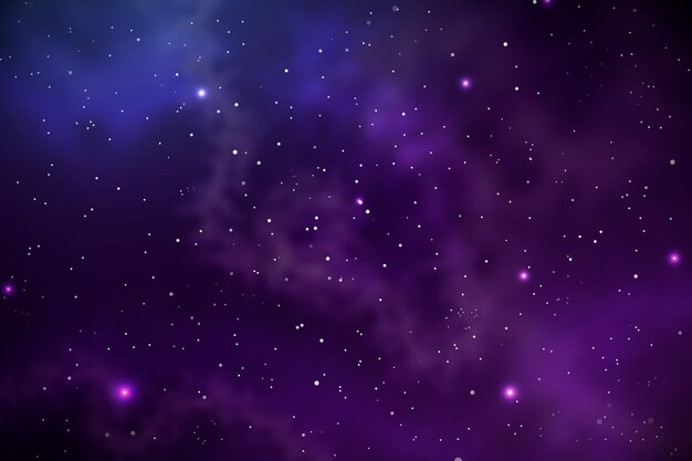 Free Vector | Realistic galaxy background