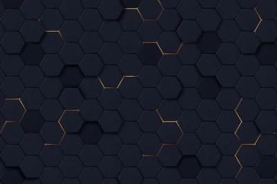 Free Vector | Dark hexagonal background with gradient color