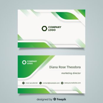 Free Vector | Abstract business card template