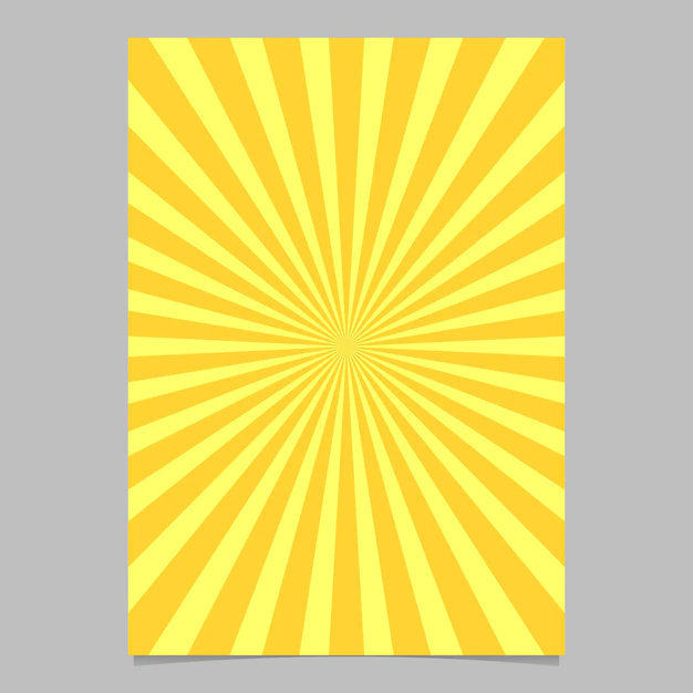 Free Vector | Abstract sunburst brochure design template