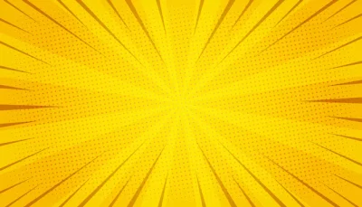 Free Vector | Abstract yellow comic zoom