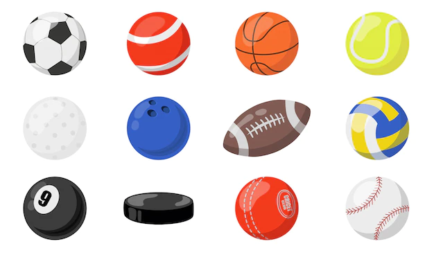 Free Vector | Balls for sports set