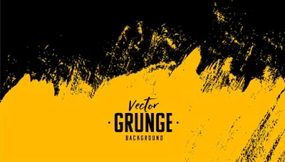 Free Vector | Black and yellow abstract dirty grunge background
