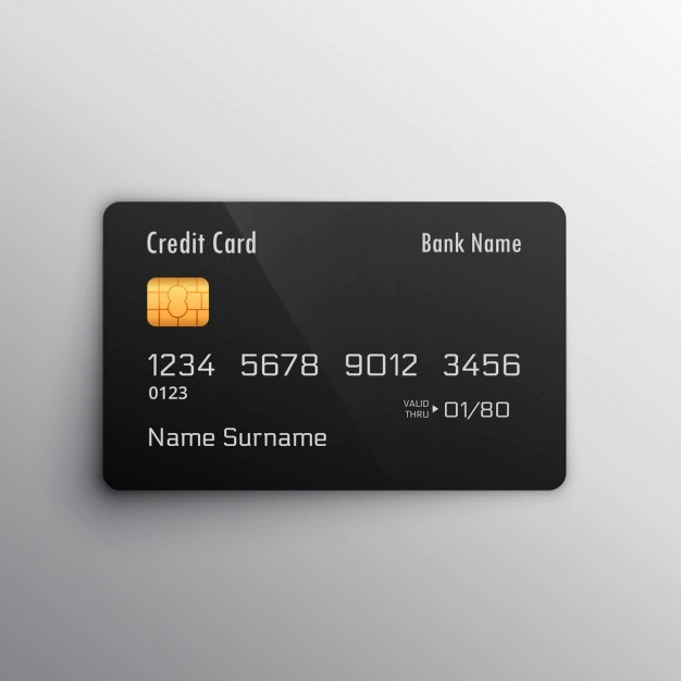Free Vector | Black credit card