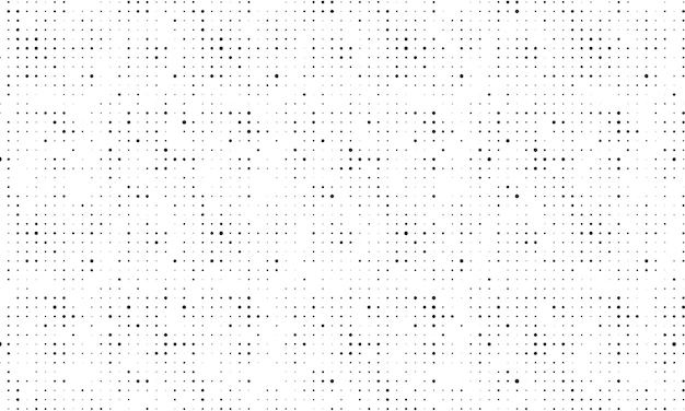 Free Vector | Black minimal halftone in white background