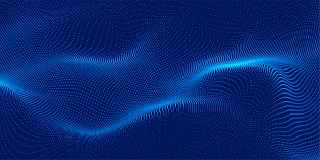 Free Vector | Blue 3d particles background design