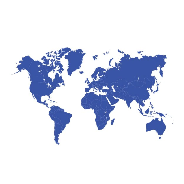 Free Vector | Blue world map design