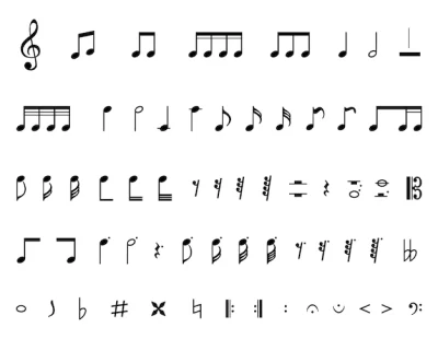 Free Vector | Collection of a musical notes