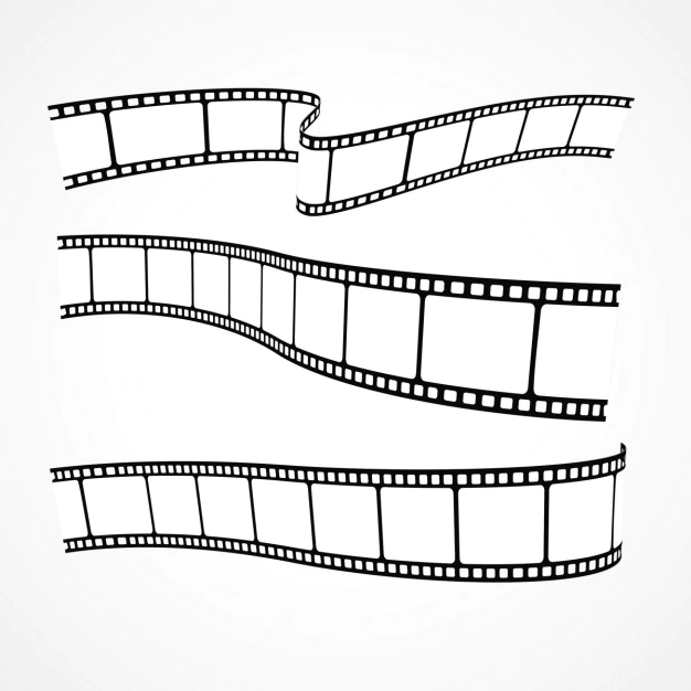 Free Vector | Collection of film strips
