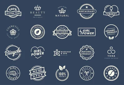 Free Vector | Collection of logo and badge vectors