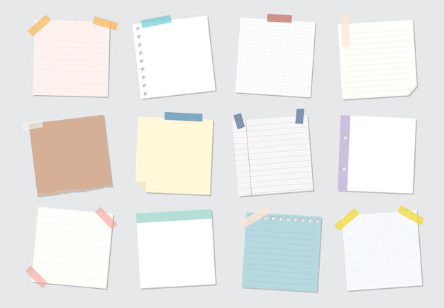 Free Vector | Collection of sticky note illustrations