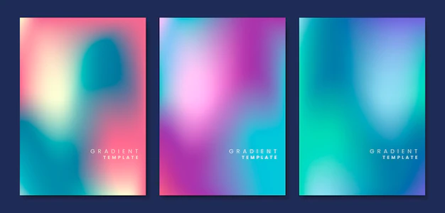 Free Vector | Colorful and blurred gradient template