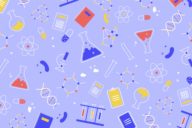 Free Vector | Colorful design science education