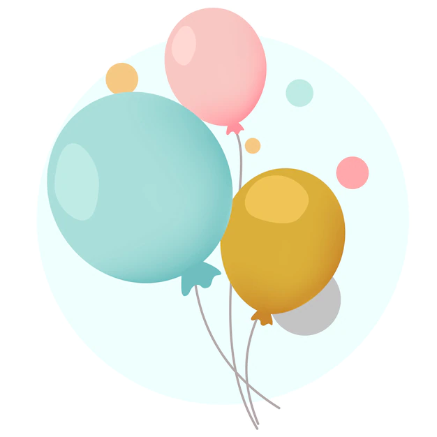 Free Vector | Colorful festive balloons design vectors