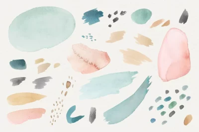 Free Vector | Colorful watercolor patterned background template