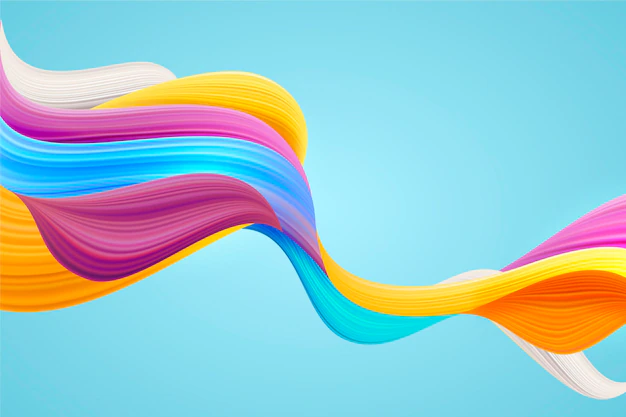 Free Vector | Colourful dynamic flow background